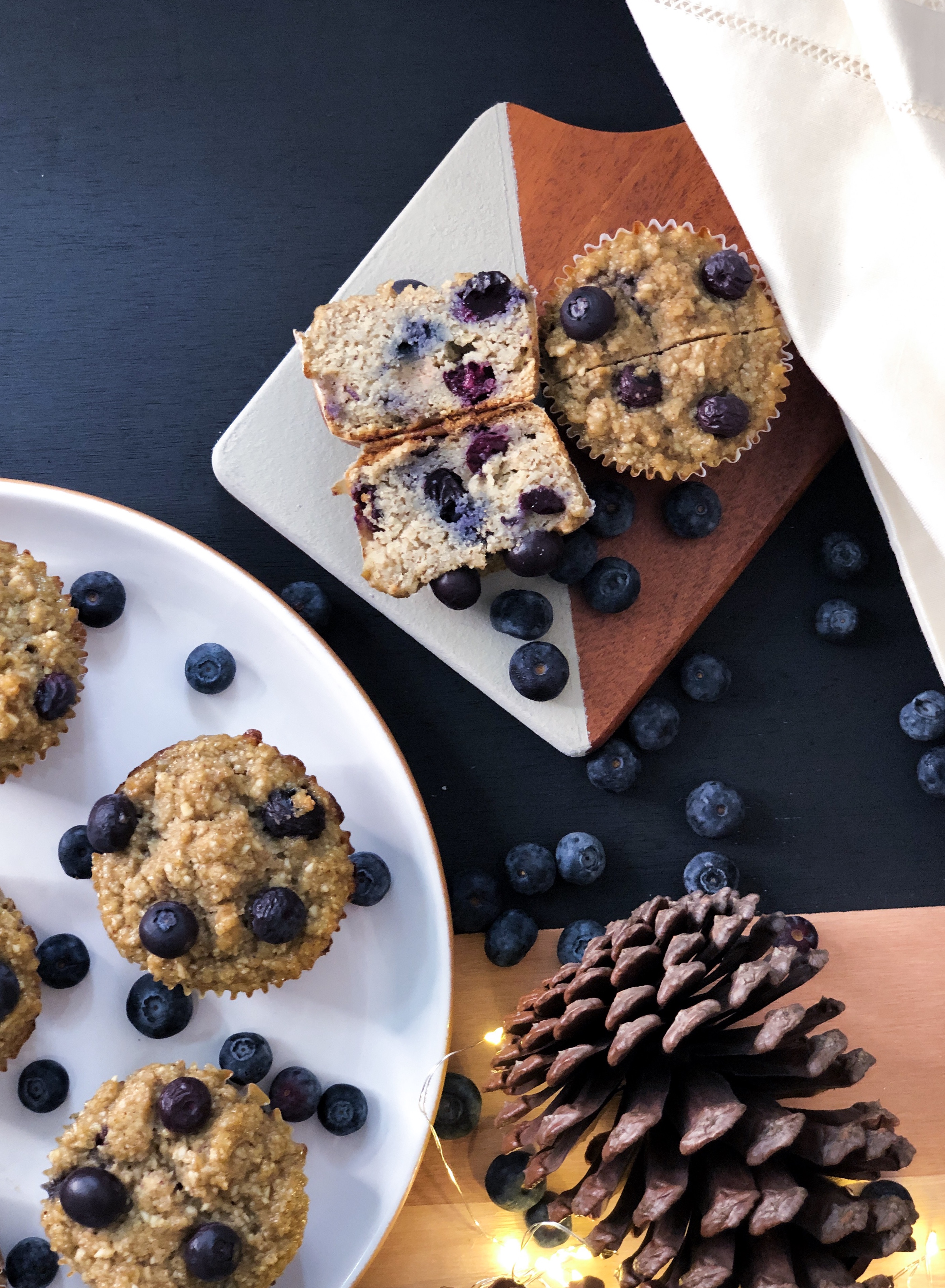 Muffin Paleo de Blueberry 