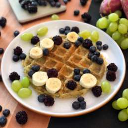 Waffle de Batata Doce